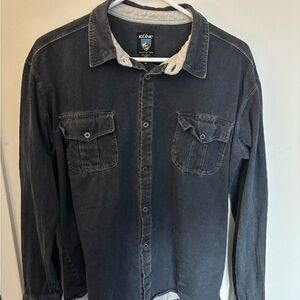 Kuhl Organic Cotton Shirt in Dark Gray